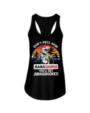 Don't Mess With Mamasaurus Ladies Flowy Tank tile