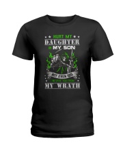Hurt My Daughter Or My Son Ladies T-Shirt tile
