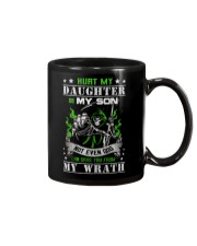 Hurt My Daughter Or My Son Mug tile