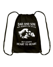 Dad And Son Not Always Eye To Eye Drawstring Bag tile