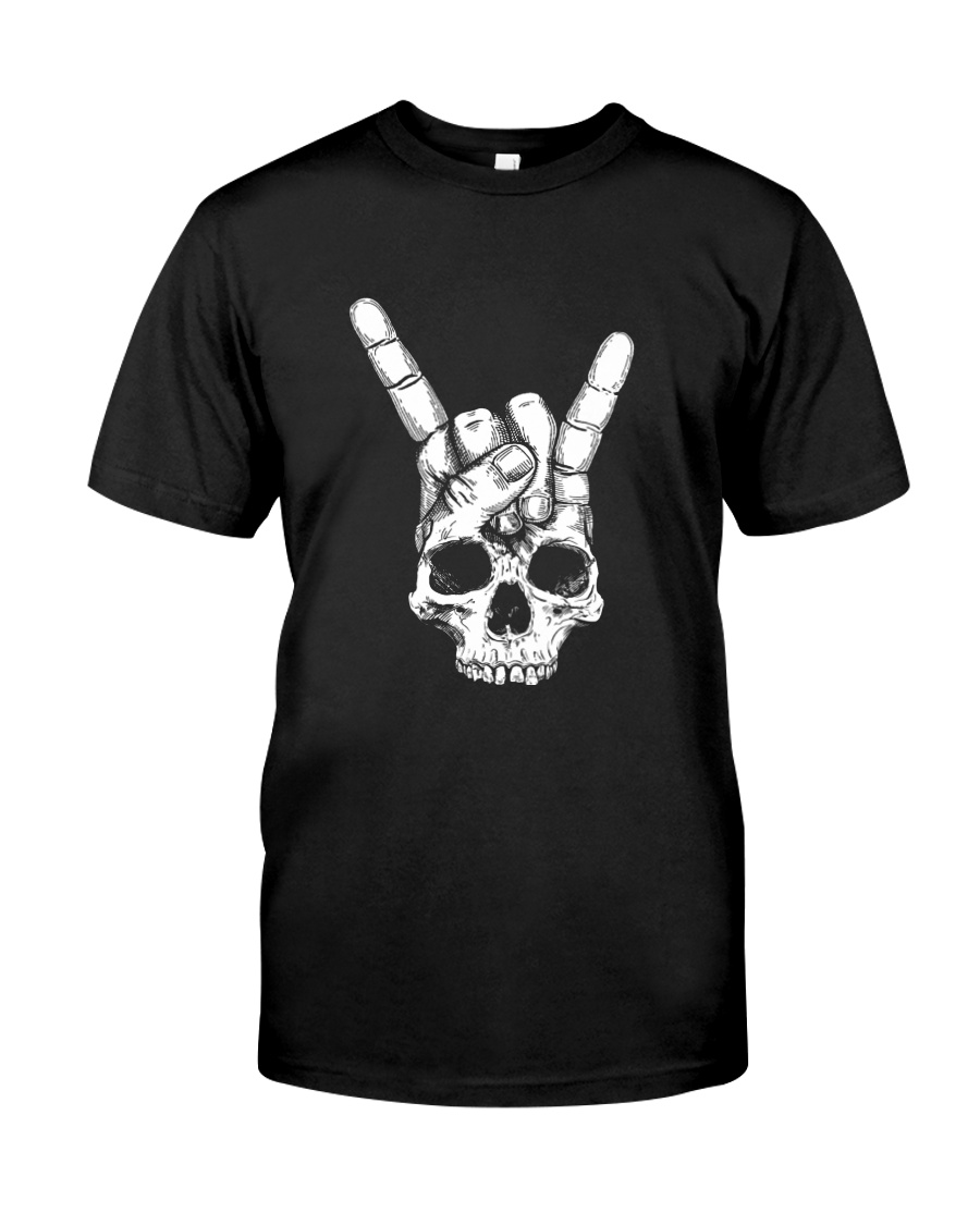 Rocking Heavy Metal Skull Classic T-Shirt