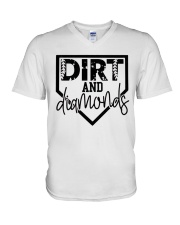 baseball V-Neck T-Shirt thumbnail