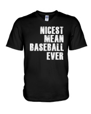 baseball V-Neck T-Shirt thumbnail