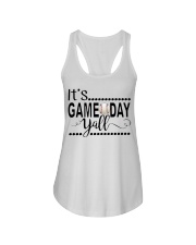 baseball it's gameday yall Ladies Flowy Tank thumbnail