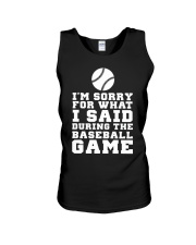 Baseball Unisex Tank thumbnail