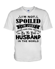 husband V-Neck T-Shirt thumbnail