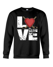 green love hockey shirts Crewneck Sweatshirt thumbnail