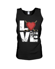 green love hockey shirts Unisex Tank thumbnail