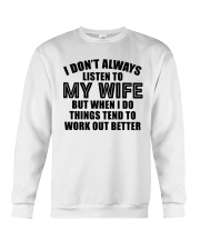 wife Crewneck Sweatshirt thumbnail
