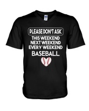 baseball shirts V-Neck T-Shirt thumbnail
