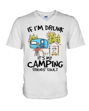 Camping Shirt V-Neck T-Shirt thumbnail