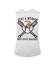 just a woman who loves baseball Sleeveless Tee thumbnail
