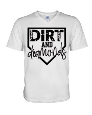 baseball V-Neck T-Shirt thumbnail