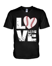 baseball V-Neck T-Shirt thumbnail