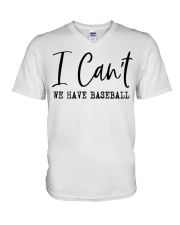 baseball V-Neck T-Shirt thumbnail