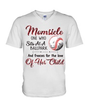 baseball V-Neck T-Shirt thumbnail