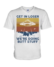 Get In Loser V-Neck T-Shirt tile