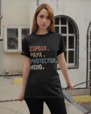 Father Hero Protector Hero Classic T-Shirt apparel-classic-tshirt-lifestyle-19