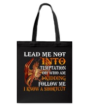 Dragon Lead Me Not Into Tote Bag tile