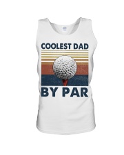 Golf Coolest Dad By Par Unisex Tank tile