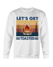 Camping Lets Get Toasted Crewneck Sweatshirt tile