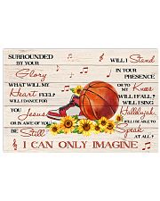 Basketball Surrounded By Your Glory 17x11 Poster front