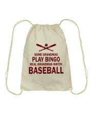 Baseball Some Grandmas Play Bingo Drawstring Bag tile
