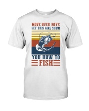 Fishing Move Over Boys Classic T-Shirt front