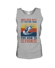 Fishing Move Over Boys Unisex Tank tile