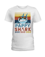 Pappy Shark Doo Doo Doo Ladies T-Shirt tile