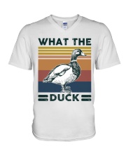 What The Duck V-Neck T-Shirt tile