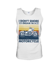 Motorcycle I Don't Snore Unisex Tank tile