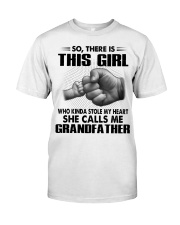 Grandfather This Girl Stole My Heart Classic T-Shirt front