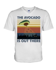 Avocado The Avocado Is Out There V-Neck T-Shirt tile