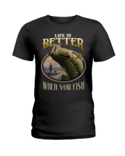 LIFE IS BETTER WHEN YOU NEED Ladies T-Shirt tile