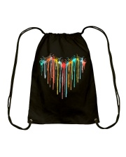 Cycle Heart Effect Drawstring Bag tile