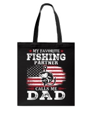 Fishing My Favorite Fishing Partner Tote Bag tile
