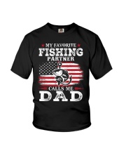 Fishing My Favorite Fishing Partner Youth T-Shirt tile