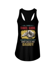 Daddy This Girl Stole My Heart Vintage Ladies Flowy Tank tile