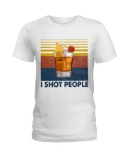 Bartender I Shot People Ladies T-Shirt tile