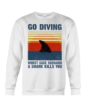 Scuba Diving A Shark Kills You Crewneck Sweatshirt tile