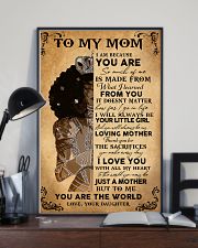 Black Girl To My Mom Because You Are The World 11x17 Poster lifestyle-poster-2