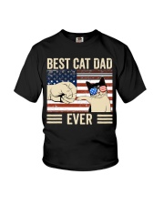Best Cat Dad Ever Youth T-Shirt tile
