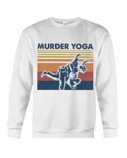 Jiu Jitsu Murder Yoga Crewneck Sweatshirt tile