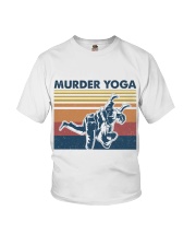 Jiu Jitsu Murder Yoga Youth T-Shirt tile