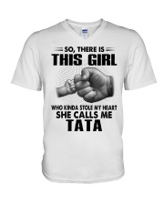 Tata This Girl Stole My Heart V-Neck T-Shirt tile