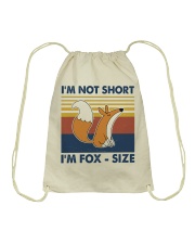 I'm Not Short I'm Fox Size Drawstring Bag tile