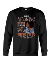 BLACK I AM A BLACK GIRL Crewneck Sweatshirt tile