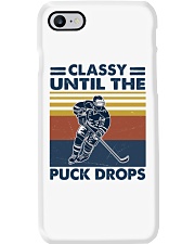 Hockey Classy Until The Puck Drops Phone Case tile
