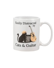 Cats Easily Distracted By Cats And Guitar Mug tile